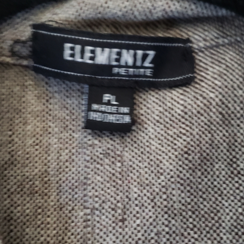 Elementz Petite L Snakeskin/Python Print Zip Up J… - image 4